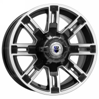 7,5*16 6*139,7 ET15 106,1 КиК Полюс (КС609M) Алмаз черный