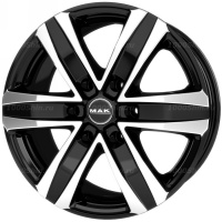 8*18 6*114,3 ET45 66,1 MAK Stone 6 Black Mirror