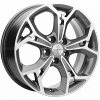 7*17 5*112 ET49 57,1 Khomen Wheels KHW1702 Gray-FP