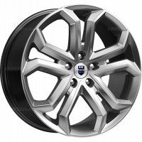 8,5*19 5*114,3 ET45 64,1 КиК Пандора (КС466) Дарк платинум