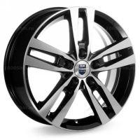 6,5*16 5*100 ET48 56,1 КиК Rassvet (КС868) Алмаз черный