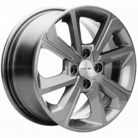 6*15 4*100 ET50 60,1 Khomen Wheels KHW1501 Gray (Vesta)