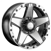 8*17 6*139,7 ET25 106,1 LS 1284 BKF (Колпак+лого)