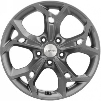 7*17 5*110 ET46 63,3 Khomen Wheels KHW1702 Gray (Changan CS35/CS35 Pro)