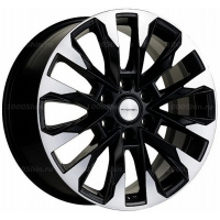 8*20 6*139,7 ET36 100,1 Khomen Wheels KHW2010 Black-FP (Tank 300/ 500)