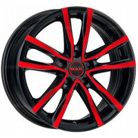 7*17 5*114,3 ET40 76 MAK Milano Black and Red