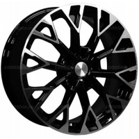 7*17 5*110 ET45 67,1 Khomen Wheels KHW1718 Black-FP (Dongfeng 580)