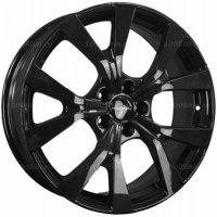 7*19 5*114,3 ET45 60,1 Khomen Wheels KHW1906 Black