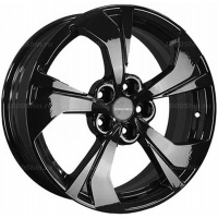 7*17 5*108 ET36 65,1 Khomen Wheels KHW1724 Black (Exeed TXL)