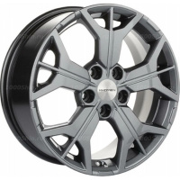 7*17 5*112 ET54 57,1 Khomen Wheels KHW1715 Gray (Jetta)