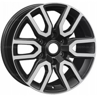 8*17 6*139,7 ET36 100,1 Khomen Wheels KHW1723 Black-FP (Tank 300)