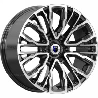 8,5*19 6*139,7 ET25 106,1 КиК Кортес (КС1102) Алмаз черный
