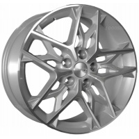7*17 5*110 ET40 67,1 Khomen Wheels KHW1709 F-Silver-FP (Evolute i-Joy)
