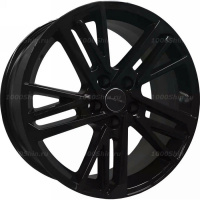 8*18 5*112 ET39 66,6 Khomen Wheels KHW1815 Black (A6/Q5)