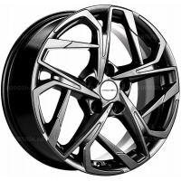 7*17 5*110 ET45 67,1 Khomen Wheels KHW1716 Black (DFM580)