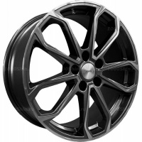 7*18 5*108 ET33 60,1 Khomen Wheels KHW1816 Gray-FP (Chery Tiggo 7 (Pro/Pro Max)