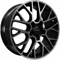 7*18 5*114,3 ET37 66,6 Khomen Wheels KHW1818 Black-FP (Jolion)