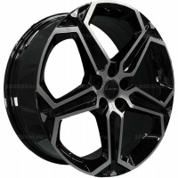 7,5*19 5*114,3 ET40 60,1 Khomen Wheels KHW1909 Black-FP (NX/RAV4)