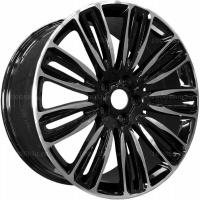 9,5*21 5*120 ET48 72,56 PDW 5312 Gloss Black Machine Face