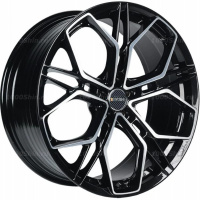 8,5*20 5*108 ET36 65,1 INCH FA8534 Gloss Black Machined Face