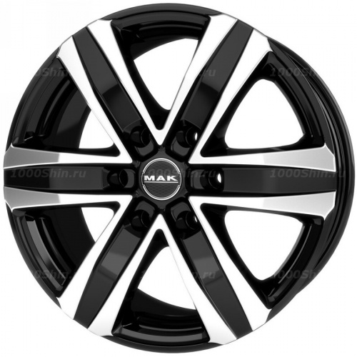 8*18 6*114,3 ET45 66,1 MAK Stone 6 Black Mirror - 1