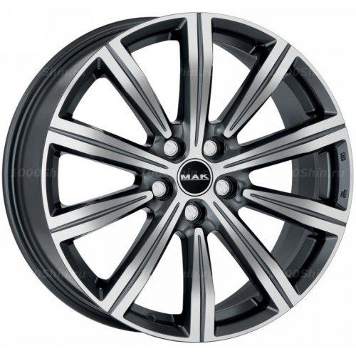 8,5*20 5*120 ET45 65,1 MAK Birmingham Gun Met-Mirror Face - 1
