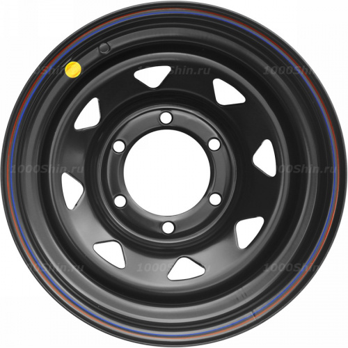 8*18 5*127 ET30 75 Off-Road Wheels Jeep Черный - 1
