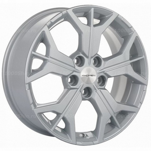 7*17 5*112 ET54 57,1 Khomen Wheels KHW1715 F-Silver-FP (Jetta) - 1