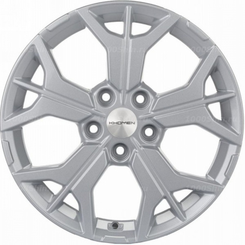 7*17 5*112 ET54 57,1 Khomen Wheels KHW1715 F-Silver (Jetta) - 1