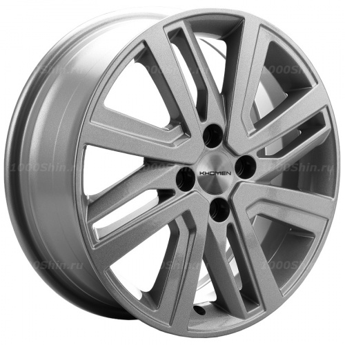 6*16 4*100 ET50 60,1 Khomen Wheels KHW1609 F-Silver - 1