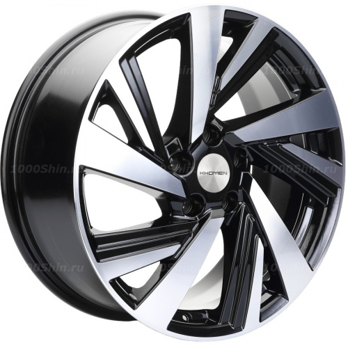 7,5*18 5*114,3 ET50 66,1 Khomen Wheels KHW1801 Black-FP - 1