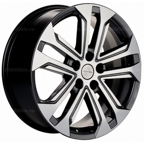 7*18 5*114,3 ET50 54,1 Khomen Wheels KHW1803 Gray-FP (Coolray) - 1