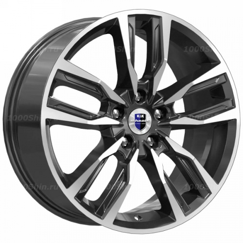 8*18 5*112 ET45 66,6 КиК Борэй (КС901) Алмаз черный - 1