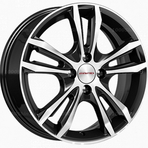 6*16 4*100 ET40 67,1 КиК Samara (КС866) Алмаз черный SK - 1