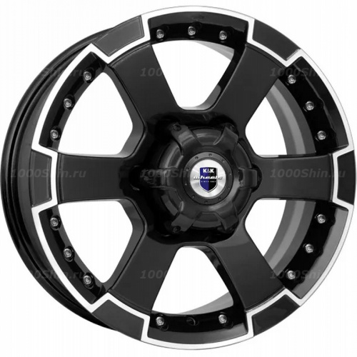 7*16 6*139,7 ET38 92,5 КиК M56 (КС593) Алмаз черный - 1