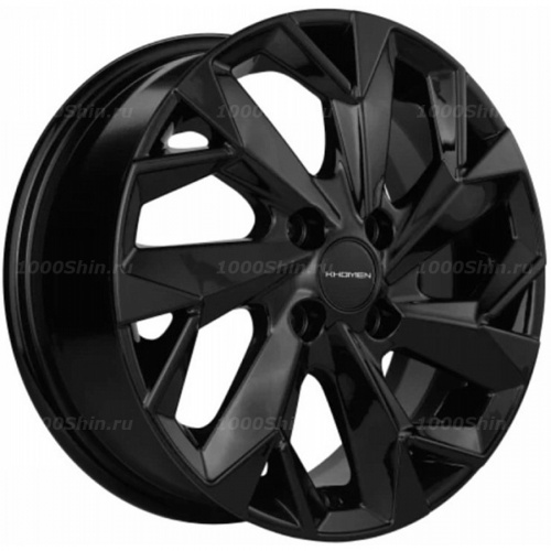 6*15 4*98 ET35 58,6 Khomen Wheels KHW1508 Black (Lada Granta) - 1