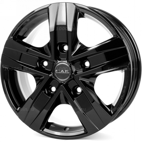7,5*18 5*127 ET50 71,6 MAK Stone 5 Gloss Black - 1