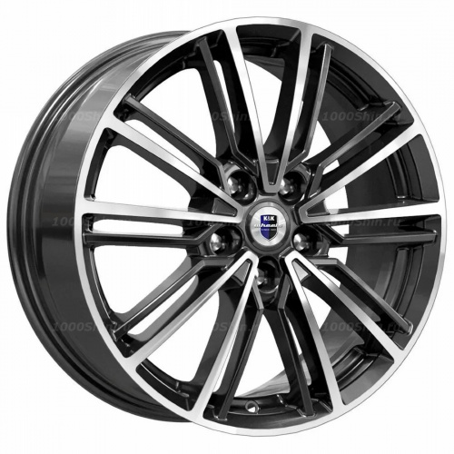 7*17 5*114,3 ET48,5 67,1 КиК Эрфурт-оригинал (КС898) Алмаз черный - 1