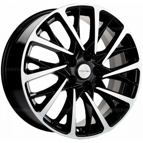7,5*18 5*114,3 ET40 64,1 Khomen Wheels KHW1804 Black-FP (Haval F7/F7x) - 1