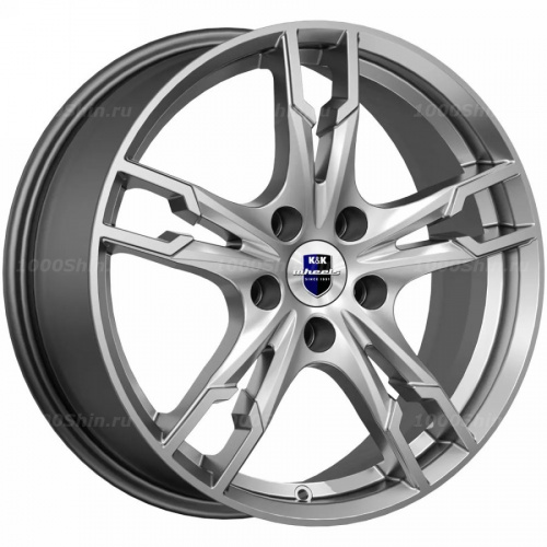7*17 5*105 ET40 56,6 КиК Солар (КС875) Дарк платинум - 1