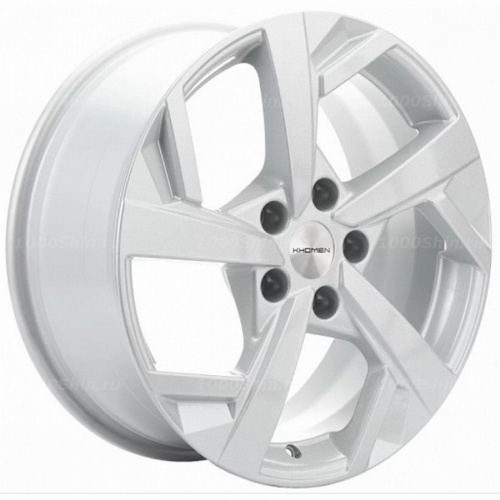 7*17 5*108 ET40 54,1 Khomen Wheels KHW1712 F-Silver (Jac/Москвич 3) - 1
