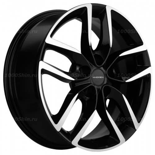 6,5*17 5*114,3 ET37 66,5 Khomen Wheels KHW1708 Black-FP (Jolion) - 1