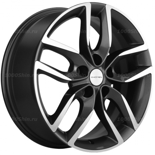 6,5*17 5*114,3 ET37 66,5 Khomen Wheels KHW1708 Gray-FP (Jolion) - 1