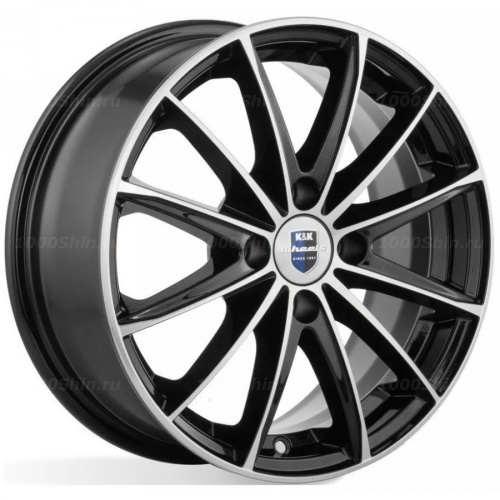 6*15 4*100 ET40 67,1 КиК Пойнт Бланк (КС884) Алмаз черный SK - 1