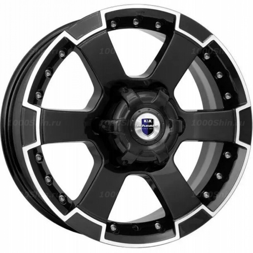 7*16 6*139,7 ET30 93,1 КиК M56 Алмаз черный - 1