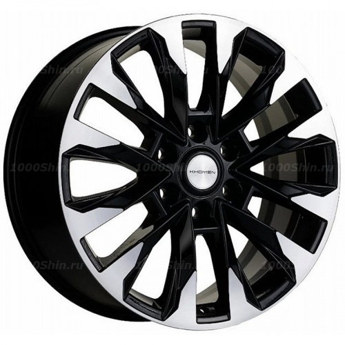 8*20 6*139,7 ET36 100,1 Khomen Wheels KHW2010 Black-FP (Tank 300/ 500) - 1
