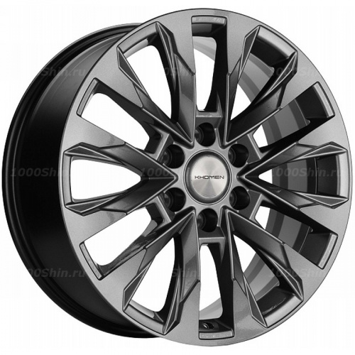 8*20 6*139,7 ET36 100,1 Khomen Wheels KHW2010 Gray (Tank 300/ 500) - 1