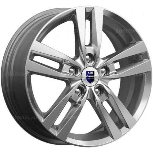 6,5*16 5*100 ET38 67,1 КиК Rassvet (КС868) Дарк платинум - 1