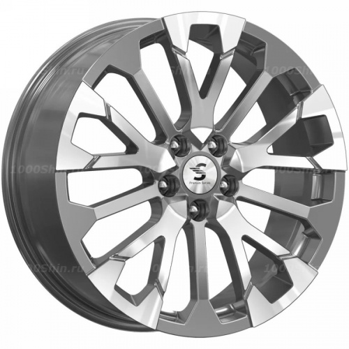 7,5*19 5*114,3 ET39 66,1 Premium Series КР003 Diamond Gloss Graphite - 1
