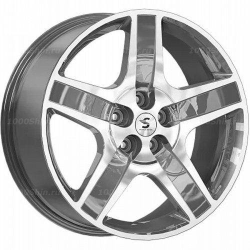 8,5*20 5*108 ET43 60,1 Premium Series КР008 Diamond Gloss Graphite - 1